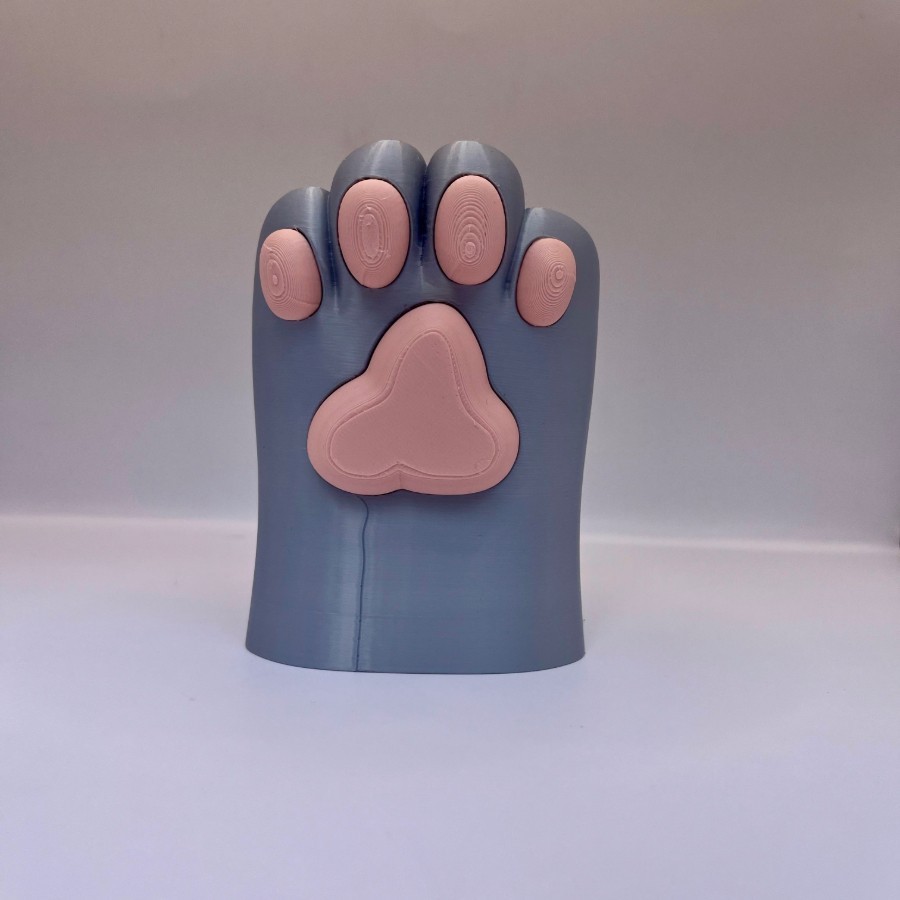 Stylish Paw - Cat Paw-Shaped Pen Holder 3D Printed