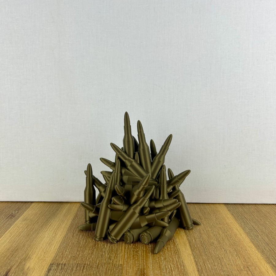 Bullet Base - Stylish Bullet-Shaped Phone Stand in 3D Printing