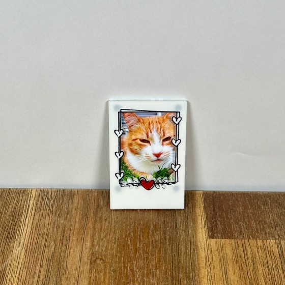 SweetMagnet – Elegant & Romantic Magnetic Photo Holder | 3D Printed