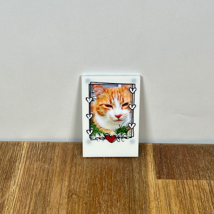 SweetMagnet – Elegant & Romantic Magnetic Photo Holder | 3D Printed