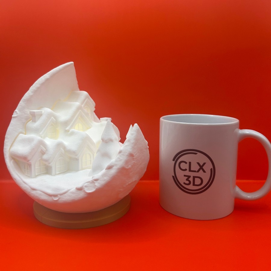 Village de Lune – Décoration Noël LED en impression 3D