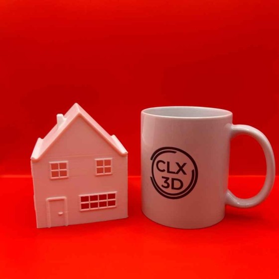 Petites maisons décoratives en impression 3D avec bougie – déco Noël