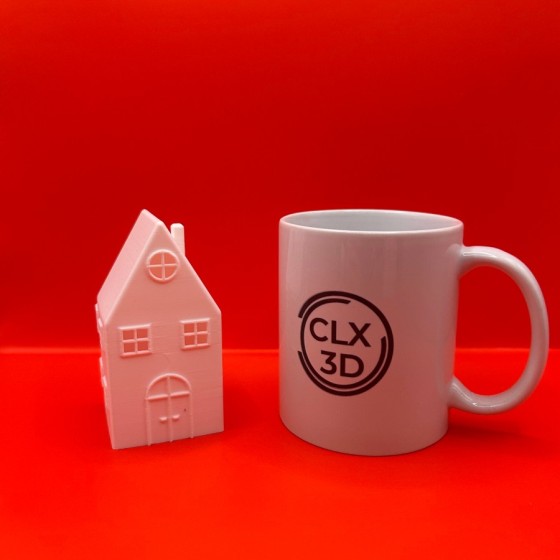 Small 3D Printed Decorative Houses with Candle – Christmas decor