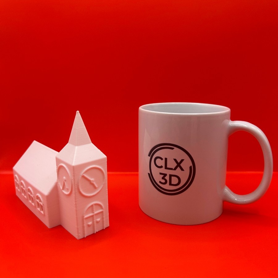 Petites maisons décoratives en impression 3D avec bougie – déco Noël