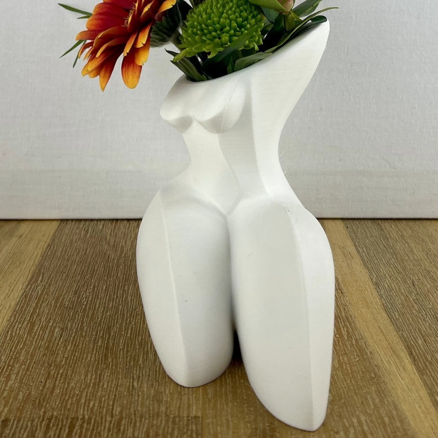 Venus Vase 3D - Elegant Female Bust Decoration