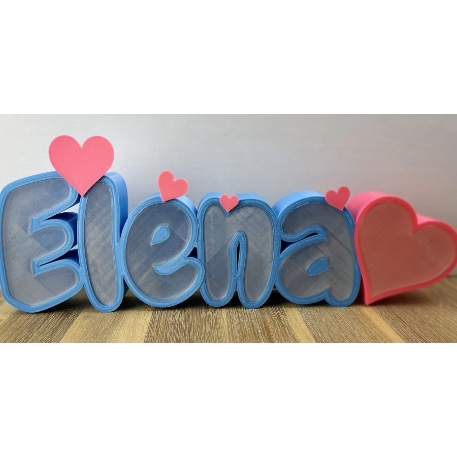 LumiNames - 3D Printed Luminous Names