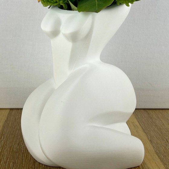 Serenity Female Vase 3D - Artistic Female Bust and Legs