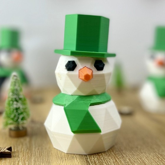 3D Snowman - Festive Decoration for Christmas