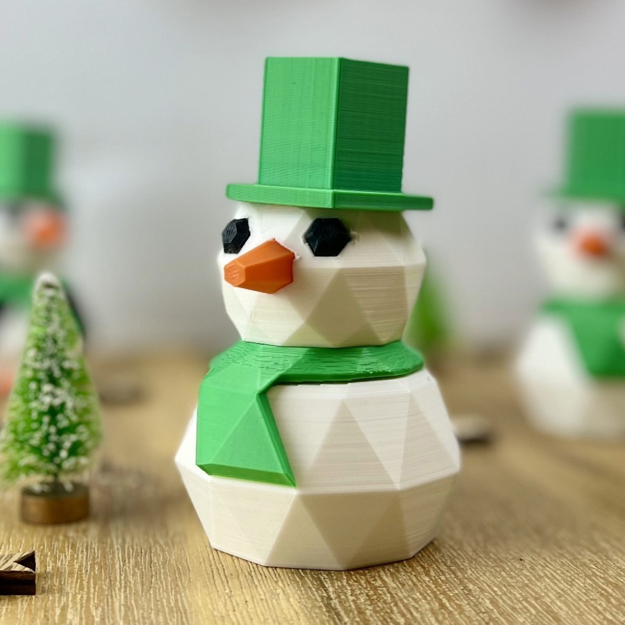 Bonhomme de Neige 3D - Décoration Festive pour Noël