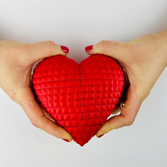 Heart Case - Elegant 3D Printed Jewelry Box