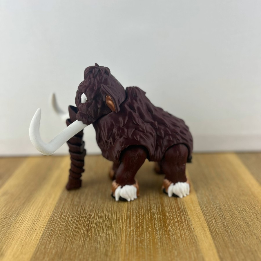 Articulated Mammoth - 3D Printed Mobile Figurine